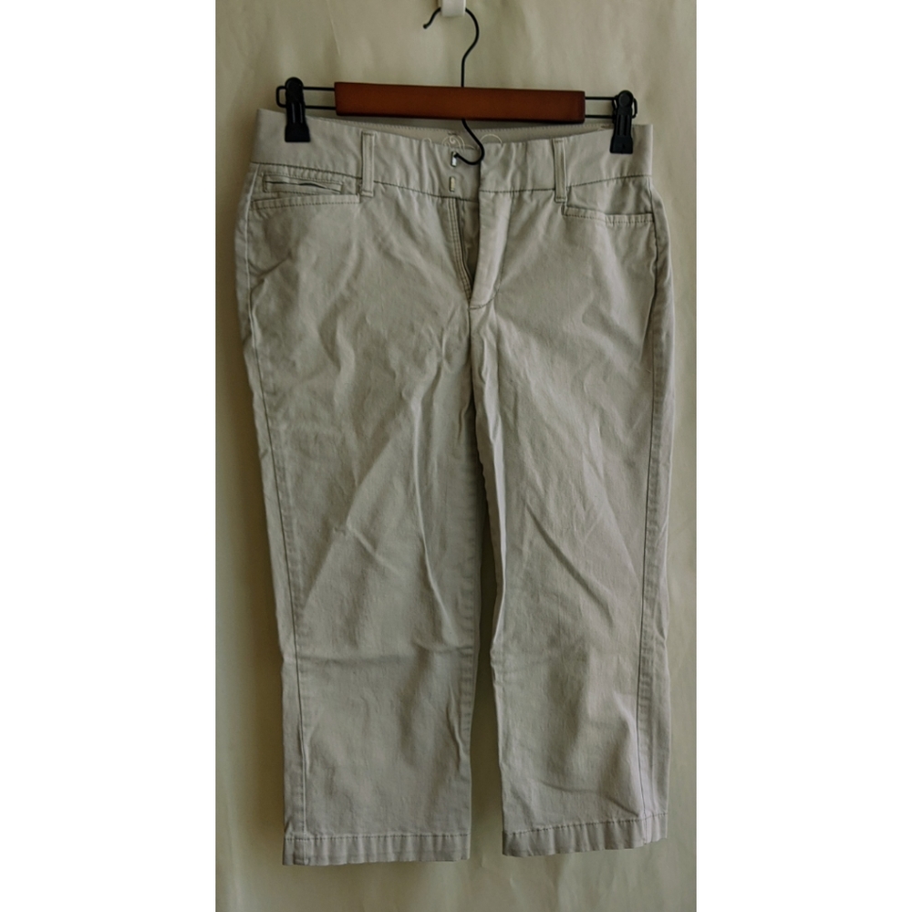Business Casual Khaki Capris